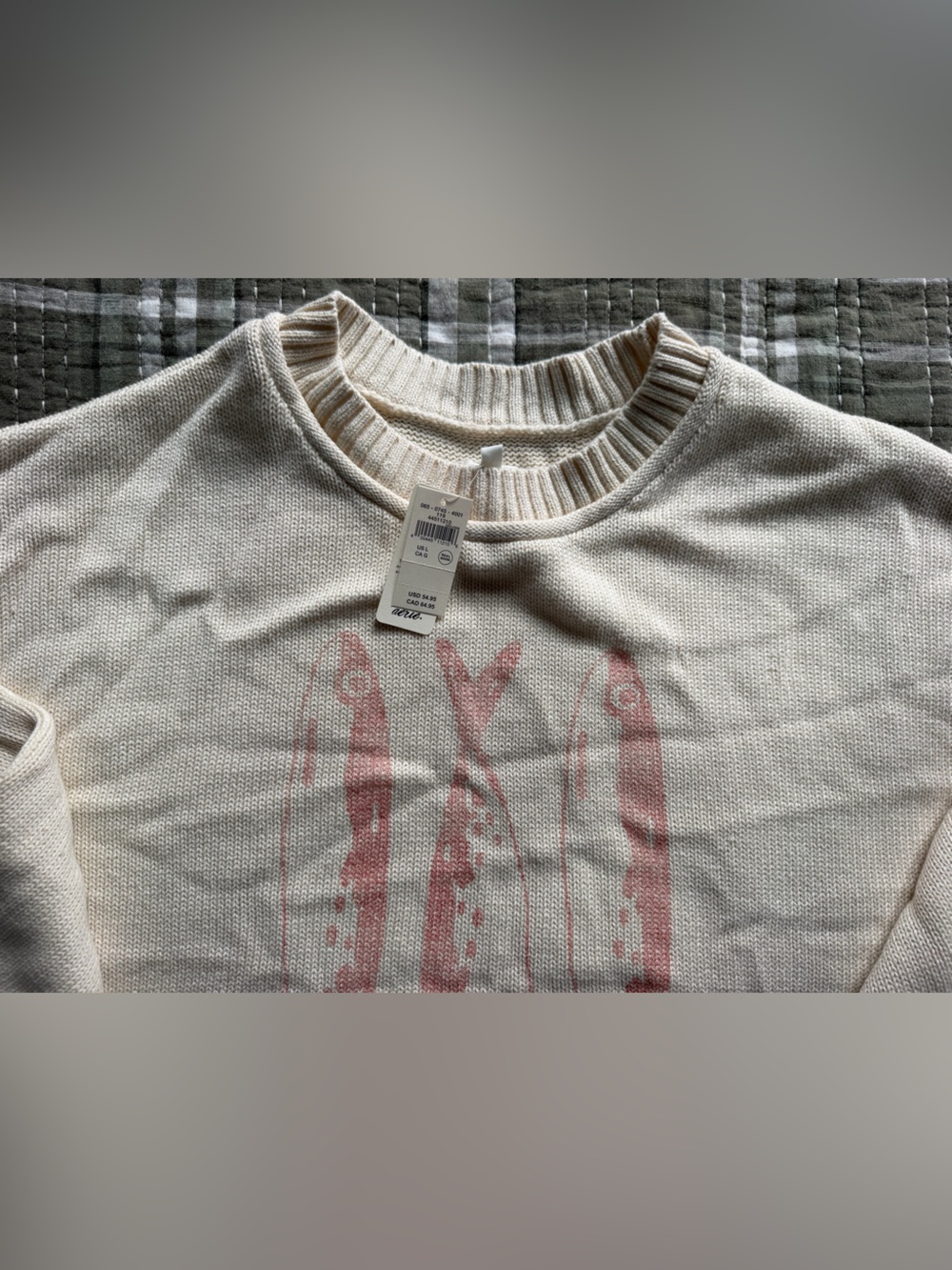 Aerie Cotton Fish Sweater - Picture 2 of 2